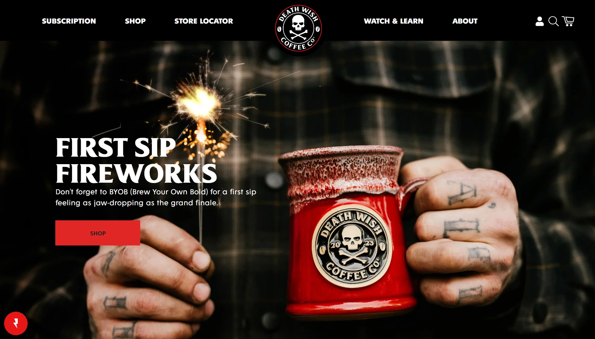 Death Wish Coffee - Shopify brand name example